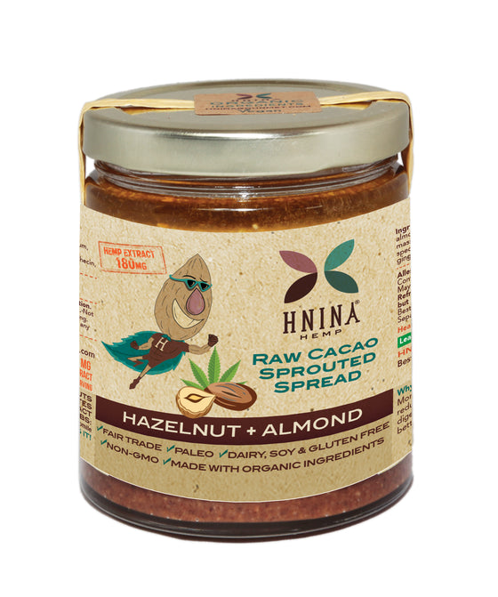 Hemp Extract Raw Cacao Sprouted Spread (Hazelnut + Almond)